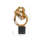 Golden Infinity Loop Resin Art
