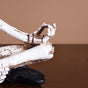 Meditating Fallen Angel Skeleton Showpiece