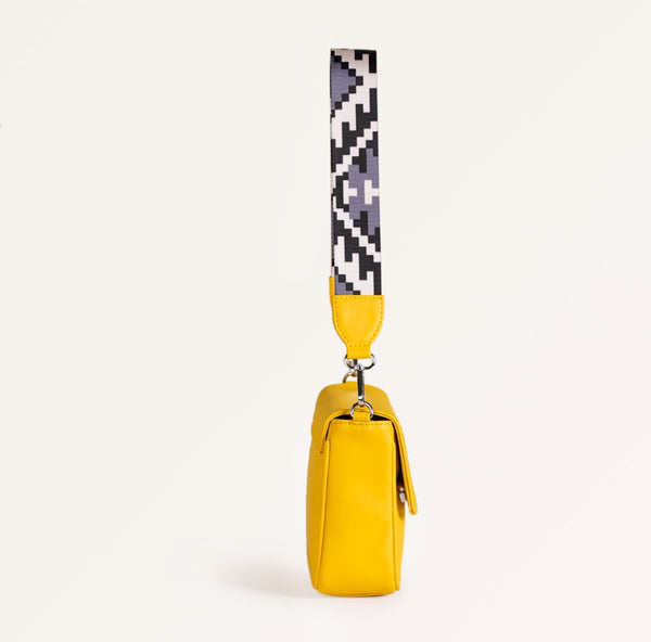 Brio Bold Bright Shoulder Bag Yellow