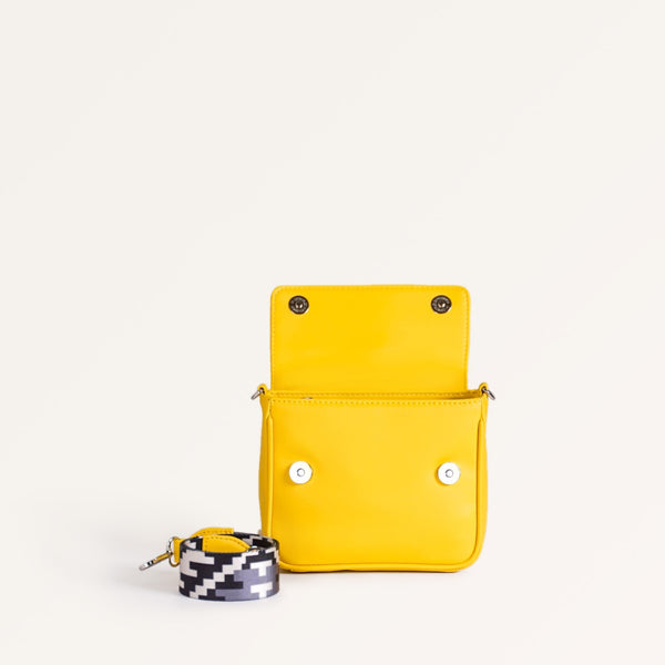 Brio Bold Bright Shoulder Bag Yellow