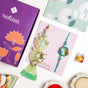 Graceful Green Rakhi Lumba Gift Set