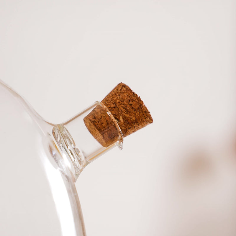 2 in 1 Grape Cluster Glass Dispenser Bottle