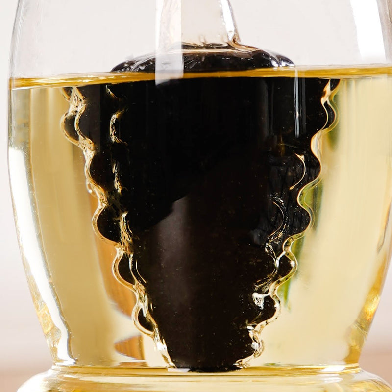 2 in 1 Grape Cluster Glass Dispenser Bottle