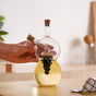 Grape Sculpture Glass Oil Dispenser