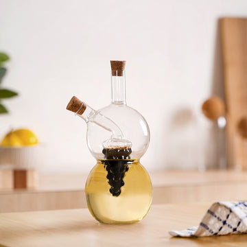 Grape Sculpture Glass Oil Dispenser