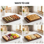 Wooden Nero Serving Platter Rectangle 35x25cm