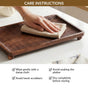 Wooden Nero Serving Platter Rectangle 35x25cm