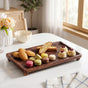 Wooden Nero Serving Platter Rectangle 35x25cm