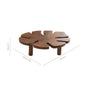 Nero Monstera Leaf Mango Wood Riser