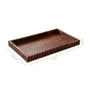Scallop Rim Nero Platter Rectangle 41x25cm