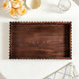Scallop Rim Nero Platter Rectangle 41x25cm