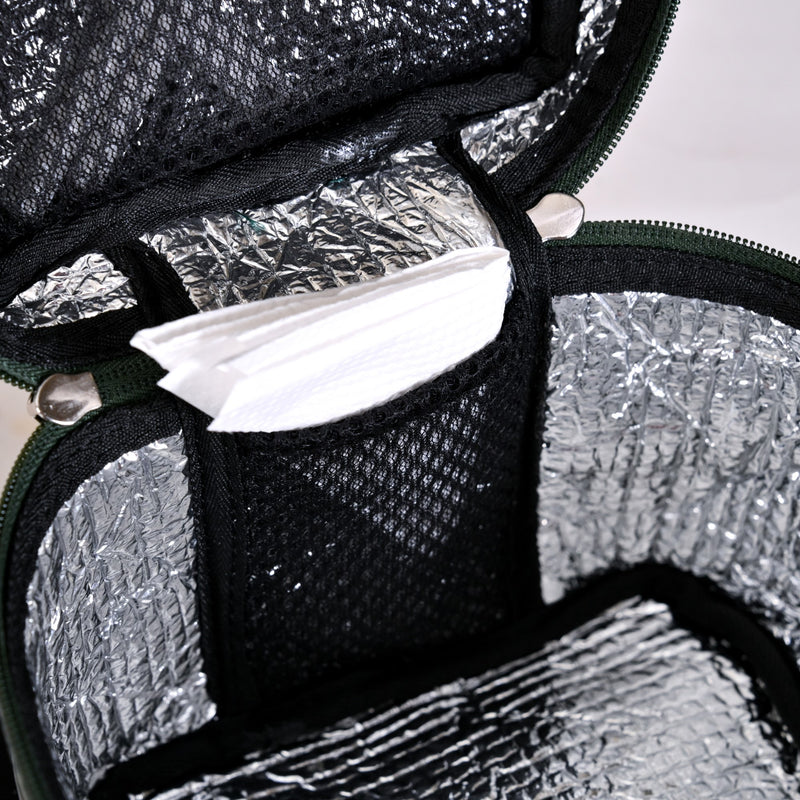 Green Croco Lunch Bag With Insulation