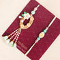 Green Harmony Rakhi Lumba Gift Set