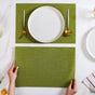 Green Square Tablemat Set Of 6