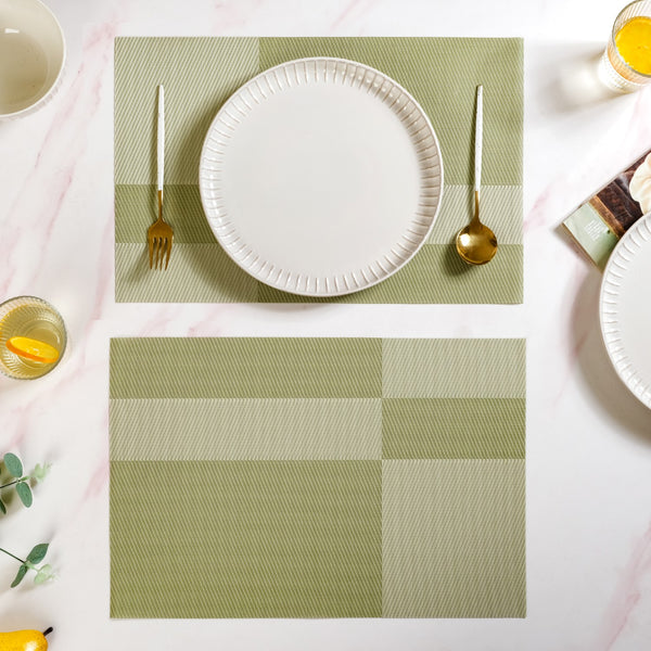 Green Table Mat Set Of 6