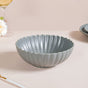 Set Of 2 Large Serving Bowls Scallop Grey 1000ml - Serving bowls, ceramic serving bowls, serving bowls set, large bowls ceramic bowls