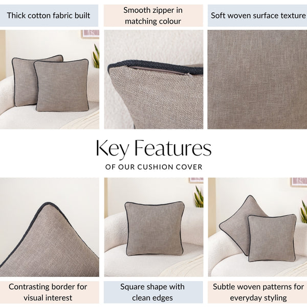 Greyframe Cotton Cushion Covers Set Of 2