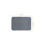 Greyish Blue Basket Weave Pattern Tablemat Set Of 6