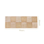 Grid Dining Table Runner Gold 92x35cm