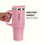 GripSip 40 Insulated Tumbler Bottle With Side Handle Tropical Pink 1200ml