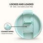 GripSip 40 Insulated Tumbler Bottle With Side Handle Coastal Malibu 1200ml