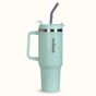 GripSip 40 Insulated Tumbler Bottle With Side Handle Coastal Malibu 1200ml