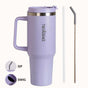 
GripSip 40 Insulated Tumbler With Side Handle Periwinkle 1200ml
