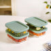 Groovo Food Storage Container Green Set Of 4 520ml