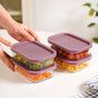 Groovo Food Storage Container Set Of 4 520ml