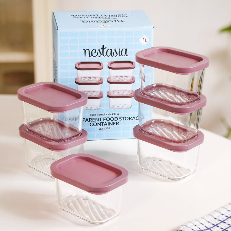 Groovo Food Storage Container Set Of 6 310ml