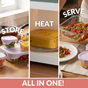 Groovo Lite Premium Borosilicate Food Container Set Of 5 220ml 1320ml