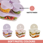 Groovo Lite Premium Borosilicate Food Container Set Of 5 220ml 1320ml