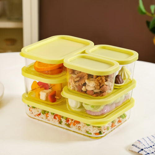 Groovo Stackable Storage Container Set Of 6