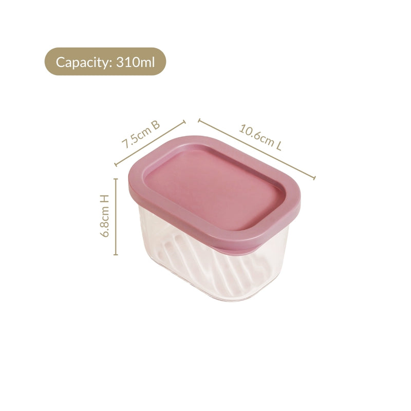 Groovo Food Storage Container Set Of 6 310ml