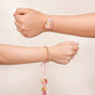 Blush And Pearl Rakhi Lumba Set