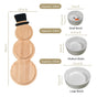 Snowman Platter Set Of 4
