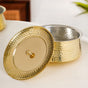 Hammered Brass Biriyani Lagan With Lid 4000ml
