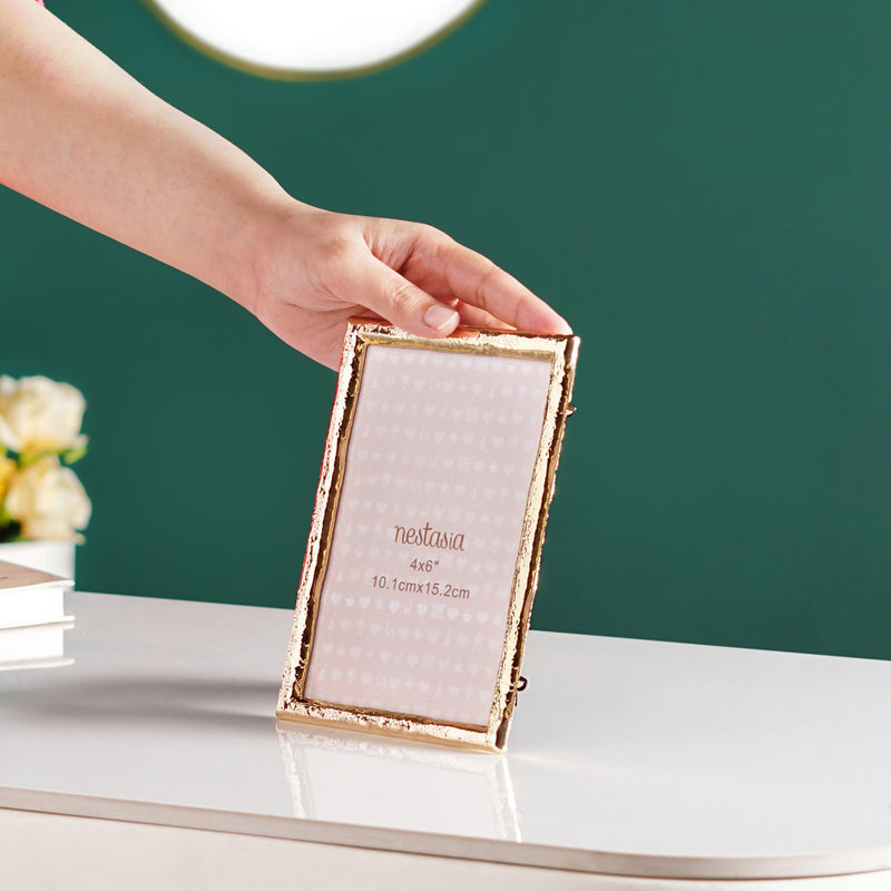 Hammered Desk Photo Frame 4x6