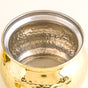 Hammered Pure Brass Ghee Pot With Spoon 400ml