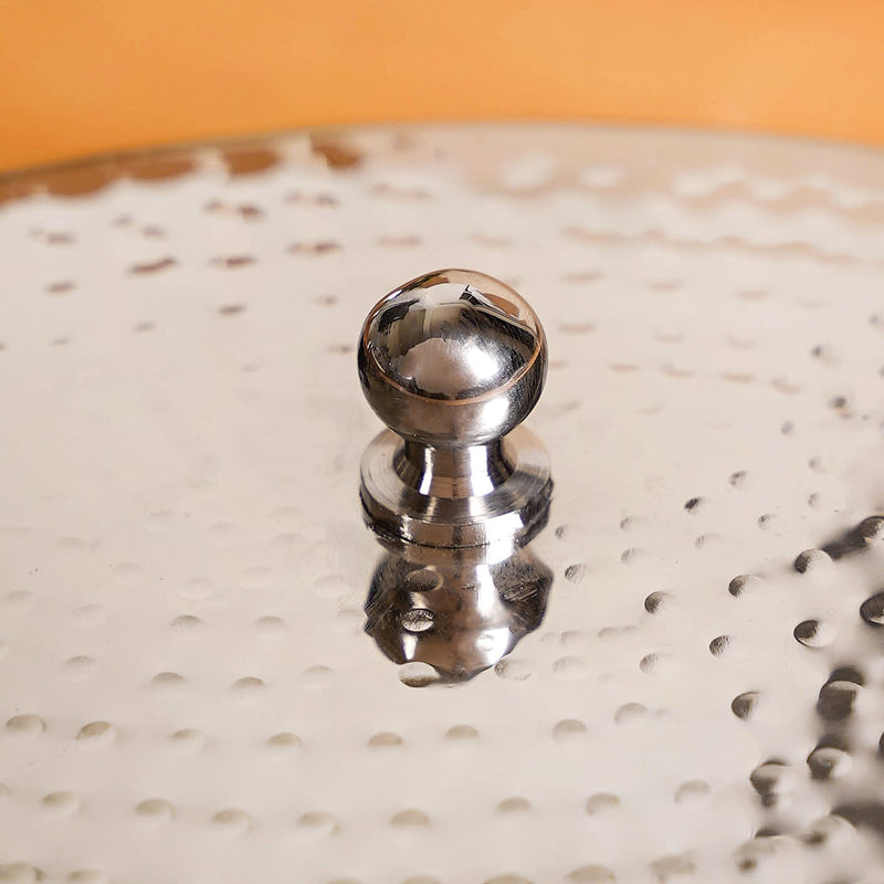 Hammered Stainless Steel Curry Dish Serveware