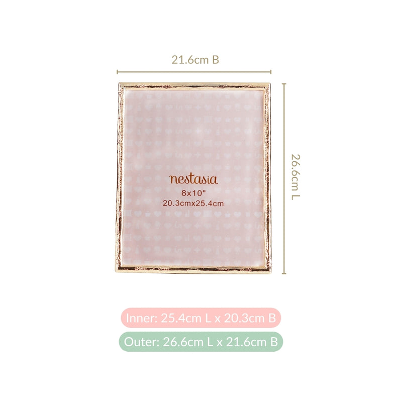 Hammered Wall Mounted Photo Frame 8x10