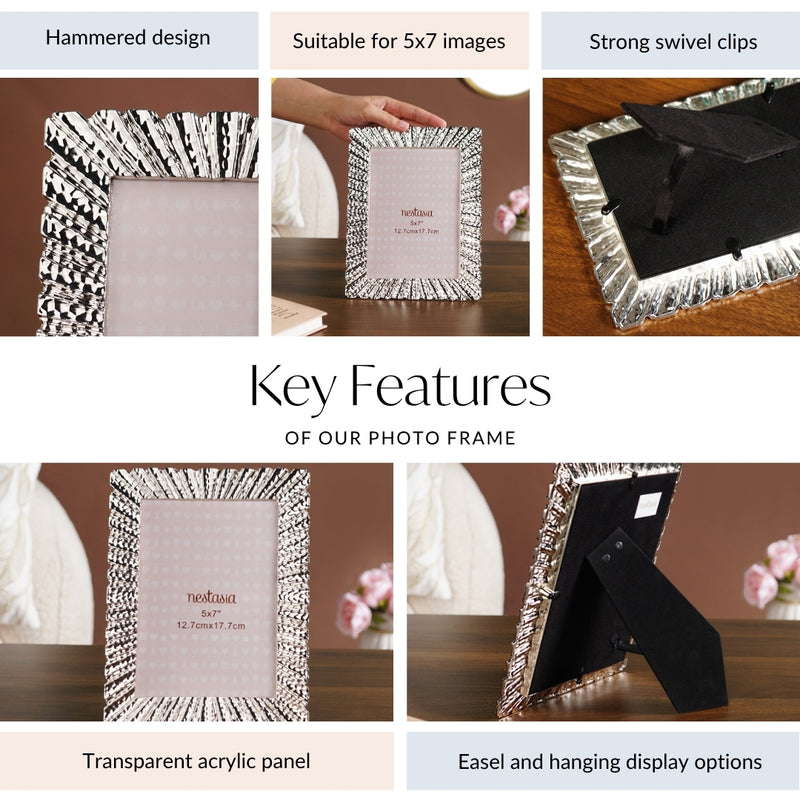 Large Frozen Moment Gleam Photo Frame 13x18cm