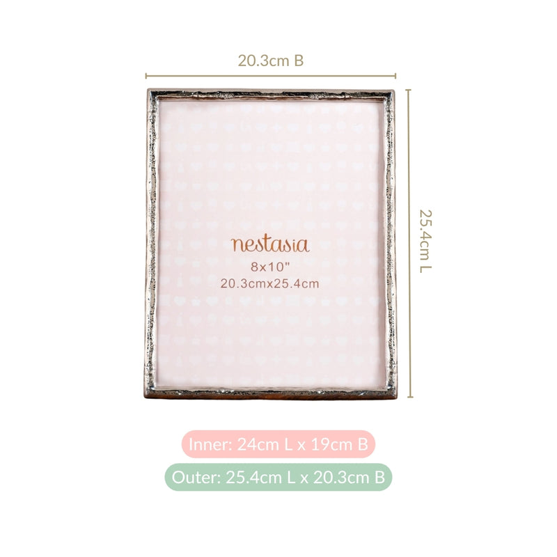 Hammered Photo Frame Large 8x10"