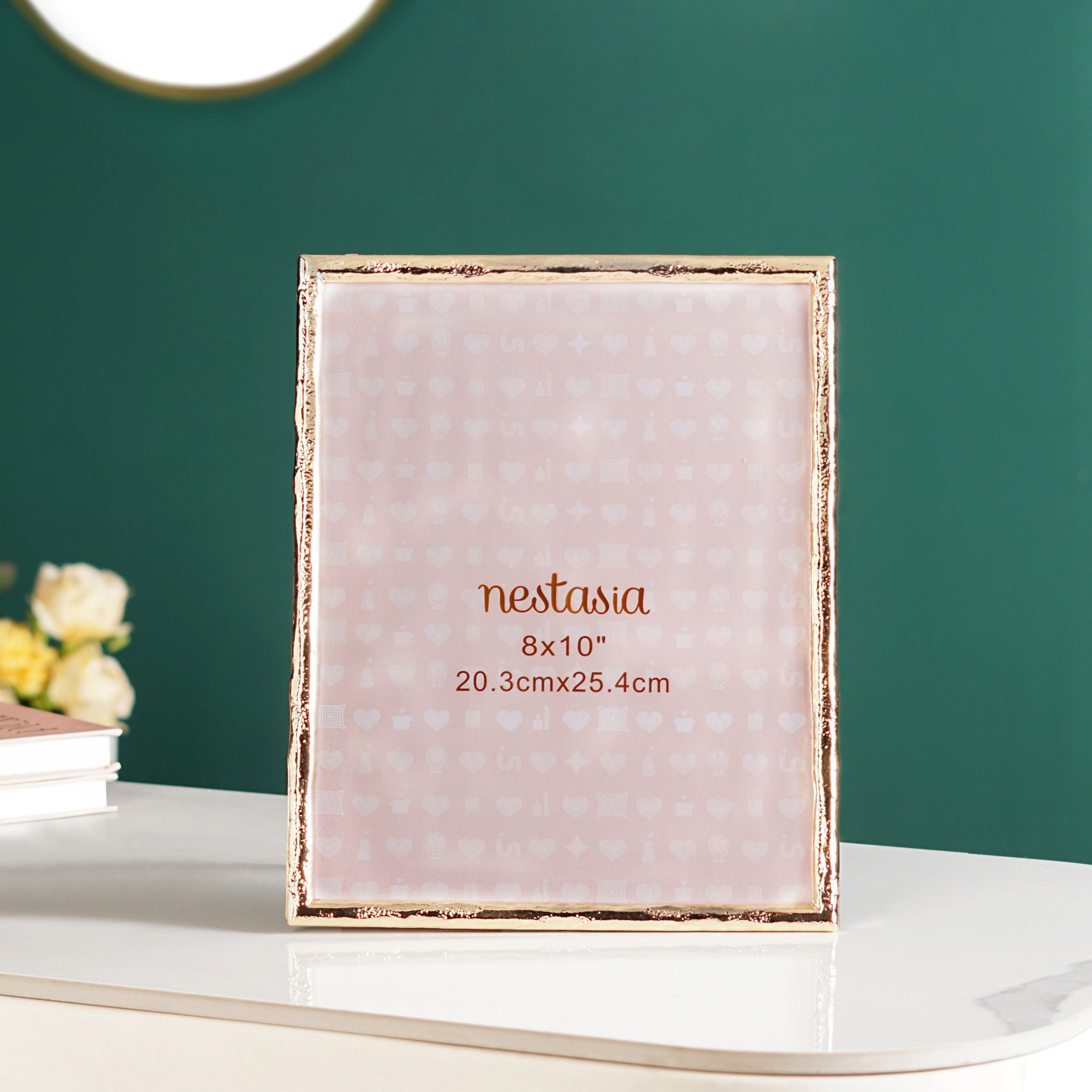 Large Gold Keepsake Desk Photo Frame 20x25cm