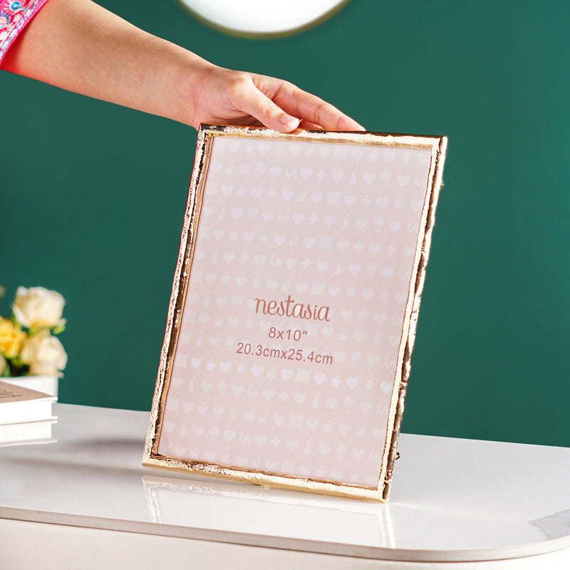 Hammered Wall Mounted Photo Frame 8x10"