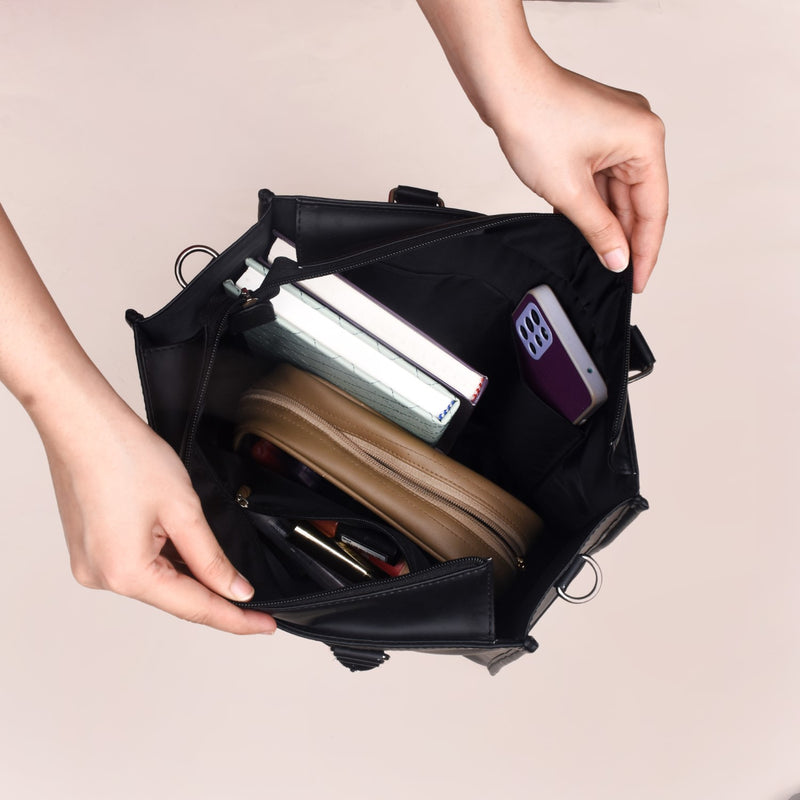 Plaid Checkered Handbag With Sling