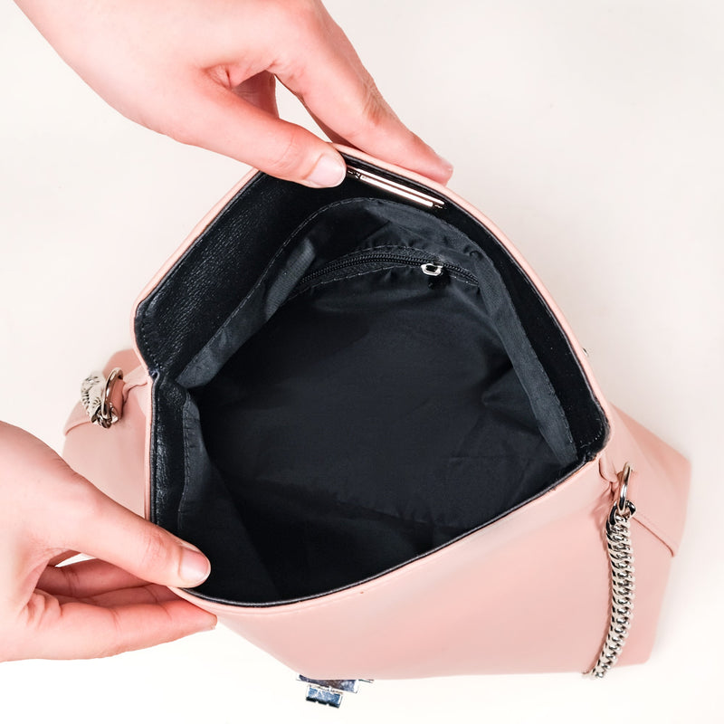 Peach Fuzz Folding Handbag