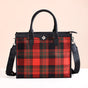 Plaid Checkered Handbag With Sling