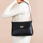 Sleek Black Shoulder Bag For Women