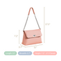 Peach Fuzz Folding Handbag